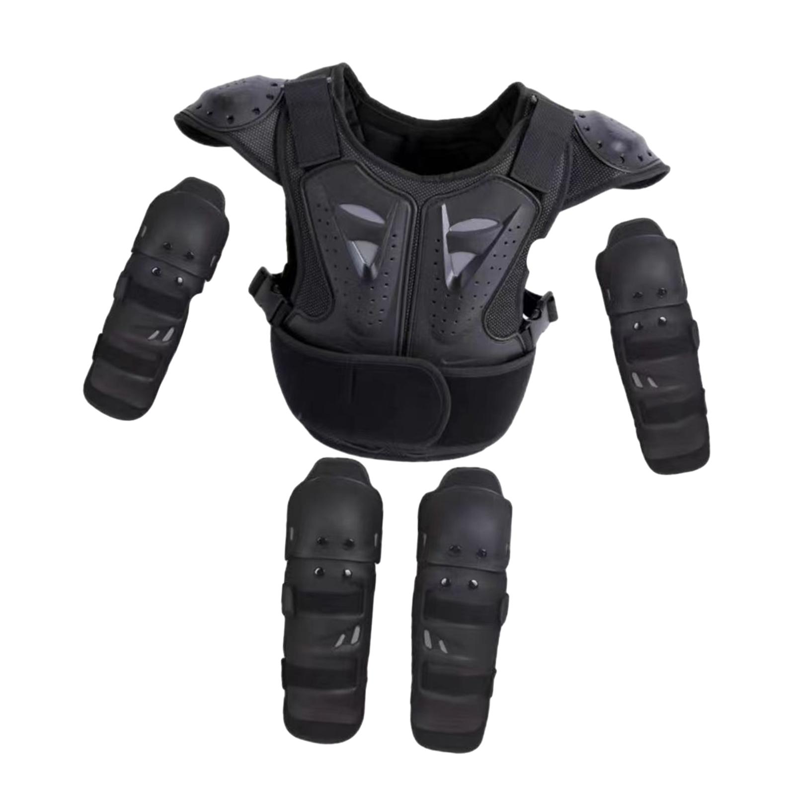 Ioensy - Traje De Armadura De Cuerpo Completo Para Motocicleta Para Niños, Equipo De Patinaje Para Niños Y Niñas