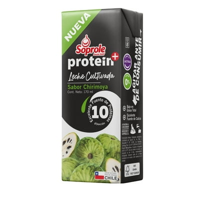 Leche Cultivada Protein Chirimoya 3X170Ml 510 Ml Soprole
