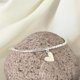 thumbnail image 4 of Pulsera mostacilla 1 vuelta corazón Plata 925 | Elegancia para todos los días | Bendito Amor, 4 of 5