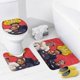 thumbnail image 4 of Odd Squad-theme 4-Piece Shower Curtain Set with Rugs, Waterproof Bathroom Decor Set Includes Bath Mat, U-Shaped Rug, Toilet Lid Cover and Curtain with Hooks, 4 of 6