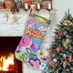 thumbnail image 1 of My Singing Monsters Tema: Calcetines de Navidad, fino lino blanco para colgar en escaleras y chimenea, decoración navideña para el hogar, regalo de Navidad. 45cm × 32cm, 1 of 5