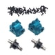 thumbnail image 4 of 4 Piezas RC Car Front Rear Gear Case Para Wltoys 1:14 1:12 RC Car Accessories Blue, 4 of 5