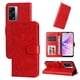 thumbnail image 1 of Funda tipo cartera FOXDOCK para Realme Narzo 50 5G , diseño girasol en relieve, cuero PU, cierre magnético, soporte y tarjetero, 1 of 5