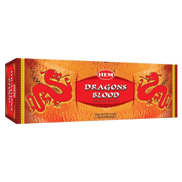 Incienso HEM Dragon Blood - 6 tubos por caja