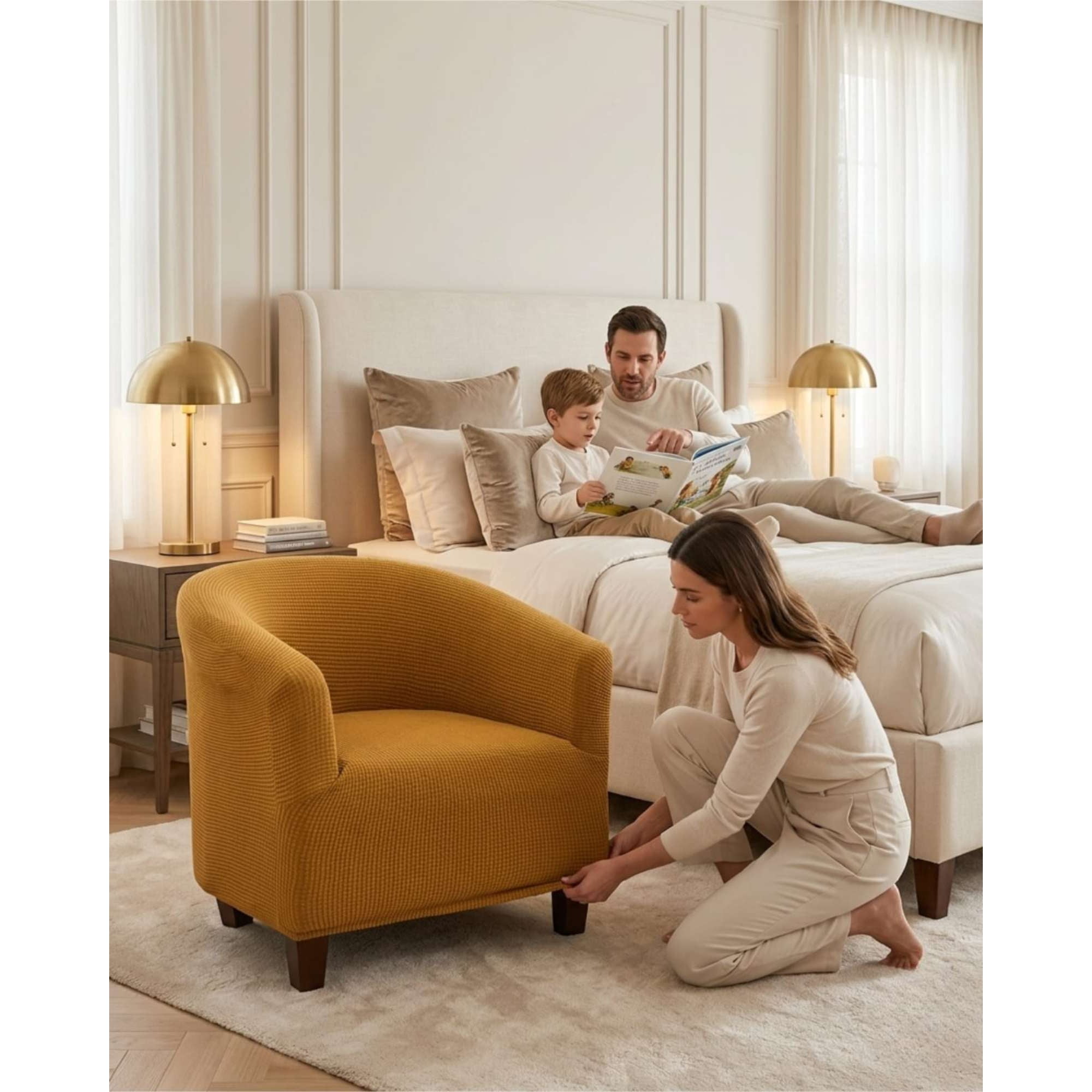 Myl Todo Hogar - Funda Para Poltrona Elástica Y Ajustable Protector De Sillón Premium