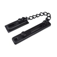 Magideal - Cerradura De Puerta Con Cadena Cadenas Para Puertas Puertas Interiores Y Delanteras Pestillo Para Puerta De Casa Fácil Instalación Cerradura A Presión Negro