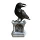 thumbnail image 4 of Estatua De Cuervo De Resina, Lápida De Halloween Para Caminos Exteriores E Interiores., 4 of 6