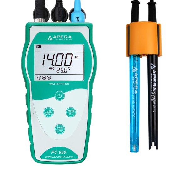 Medidor de pH Apera Instruments PC850 Kit Impermeable