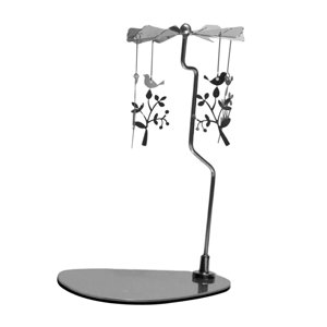 Bothyi - Candelabro Giratorio Para Velas De Té, Candelabro De Metal Para Vacaciones, Decoración Del Hogar, Pájaro