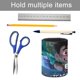 thumbnail image 5 of Elio-theme Cylinder Pen Holder Pencil Organizer with Flannel Lining PVC Leather Material Cardboard Base for study work 10*8CM, 5 of 6
