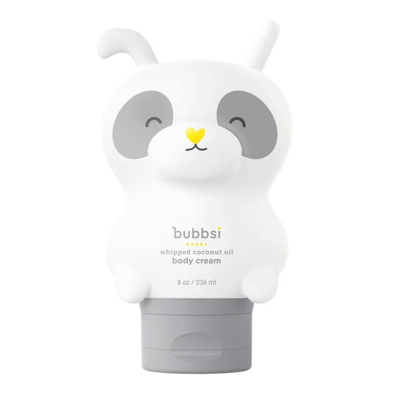 Loción para bebés Bubbsi con aceite de coco batido para eccema, 240 ml