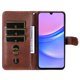thumbnail image 5 of Funda tipo cartera para Samsung Galaxy A16 con bolsillo con cremallera y ranuras para tarjetas – Función de soporte Marrón, 5 of 6