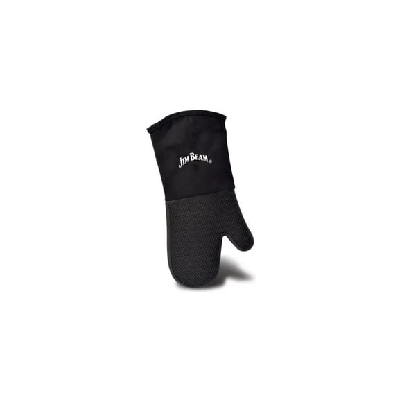 Guante Parrillero Ultra Resistente Jim Beam Color Negro