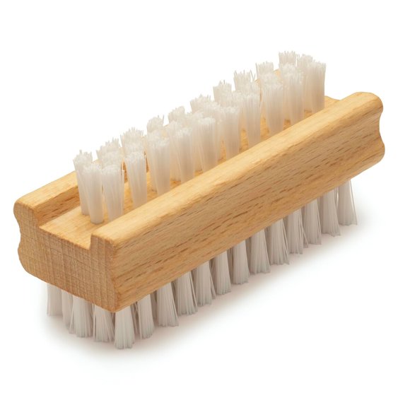 Konex NonSlip Wooden Two-Sided Hand and Nail Brush