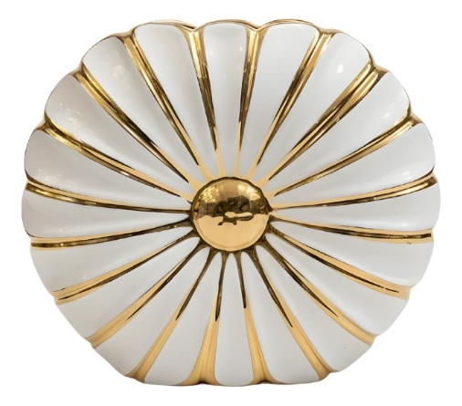 Genérico - Florero Decorativo Elegante Detalle Ornamental Contraste Jhn