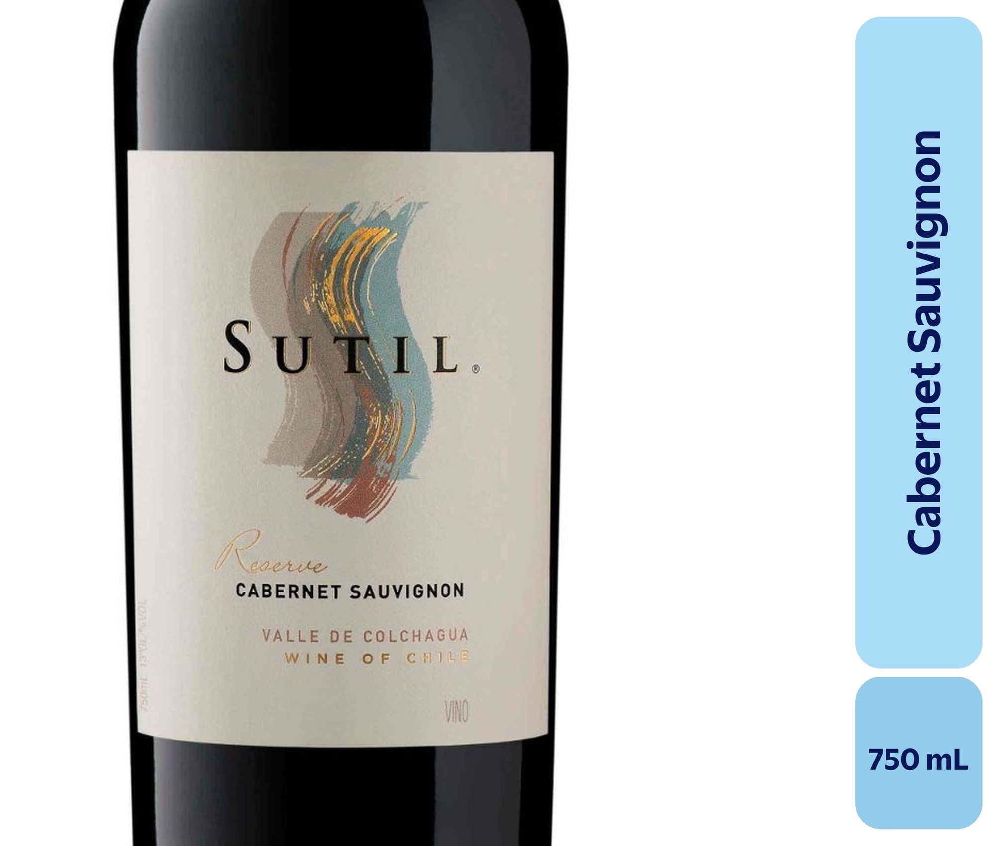 Vino Cabernet Sauvignon Botella 750 mL Sutil