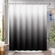 thumbnail image 1 of AmazerBath Shower Curtain, Cloth Ombre Black Shower Curtain, 1 of 3