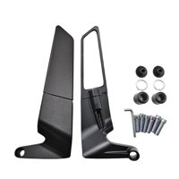 Magideal - Espejos Retrovisores Para Motocicletas, Resistentes, Fáciles De Instalar, De Aleación De Aluminio, Multiusos, Piezas De Repuesto Para Modificación De