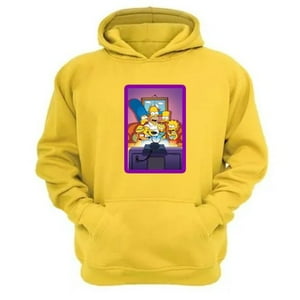 Genérico - Polerón Canguro Familia Amarilla Amarillo Talla M Unisex