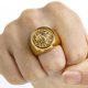 thumbnail image 3 of Anillo de Hombre Leon Gold Space Moda Masculina, 3 of 3