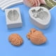 thumbnail image 2 of 1pc, Brain Heart Chocolate Mold, 3D Silicone Mold, Human Organ Candy Mold, Fondant Mold, For DIY Cake Decorating Tool, Baking Tools, Kitchen Gadgets, Kitchen Accessories, Home Kitchen Items, 2 of 3