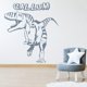 thumbnail image 2 of Decomural Personalised Name T-rex Dinosaur WS-43135, 2 of 2