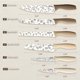 thumbnail image 2 of CAROTE Kitchen Knife Set, 6 Floral Knives with 6 Blade Guard, 2 of 3