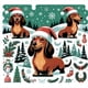 thumbnail image 4 of Lunarable Snowflake Duvet Cover Set Winter Theme Christmas Illustration Cold Weather Season Inspired Celebration Decorative, 4 of 4