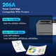 thumbnail image 2 of Cartuchos de tóner aceink 206A Color Laser Jet Pro MFP M283fdw, 2 of 6