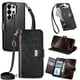 thumbnail image 1 of Funda tipo cartera de piel sintética FOXDOCK para Samsung Galaxy S26 Ultra – Resistente a golpes y a las interferencias RFID – Correa de mano larga negro, 1 of 6