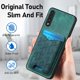 thumbnail image 3 of Funda Billetera con Soporte para Samsung Galaxy A50s Protector Delgado Verde, 3 of 6