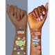 thumbnail image 3 of Tatuaje temporal XO, Fetti 54 con brillo nocturno, 3 of 8