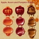 thumbnail image 3 of 3pcs Hand Pie Molds for Halloween, Party Potlucks, and More - Includes Apple, Pumpkin, and Acorn Shapes, 3 of 4