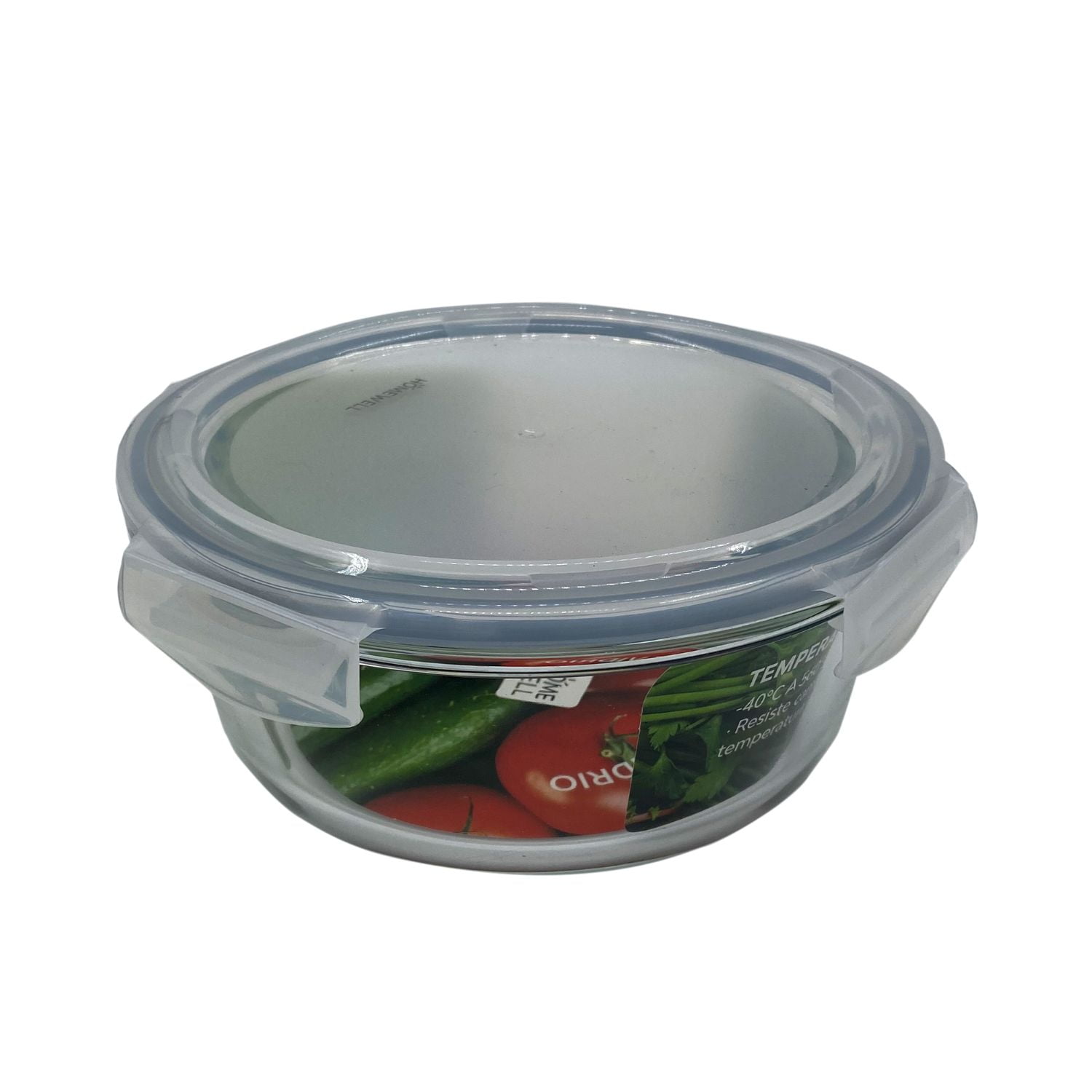 Homewell - Contenedor Hermético Redondo 970ml
