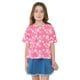 thumbnail image 1 of Polera Niña Kids Manga Corta Full Crop Rosado Corona, 1 of 5
