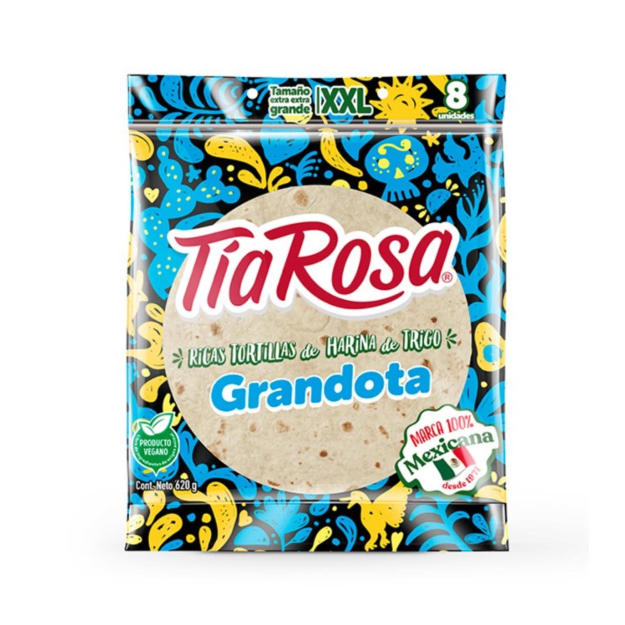 Tortilla Grandota Xxl 8 Un 620 g Tia Rosa