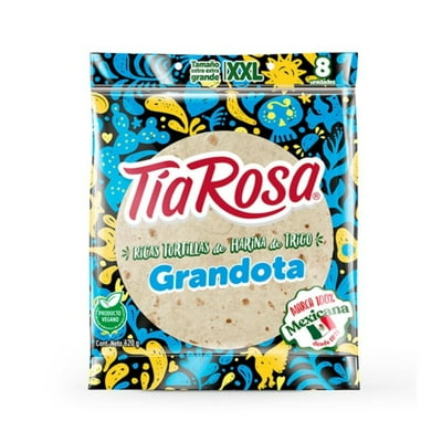 Tortilla Grandota Xxl 8 Un 620 G Tia Rosa