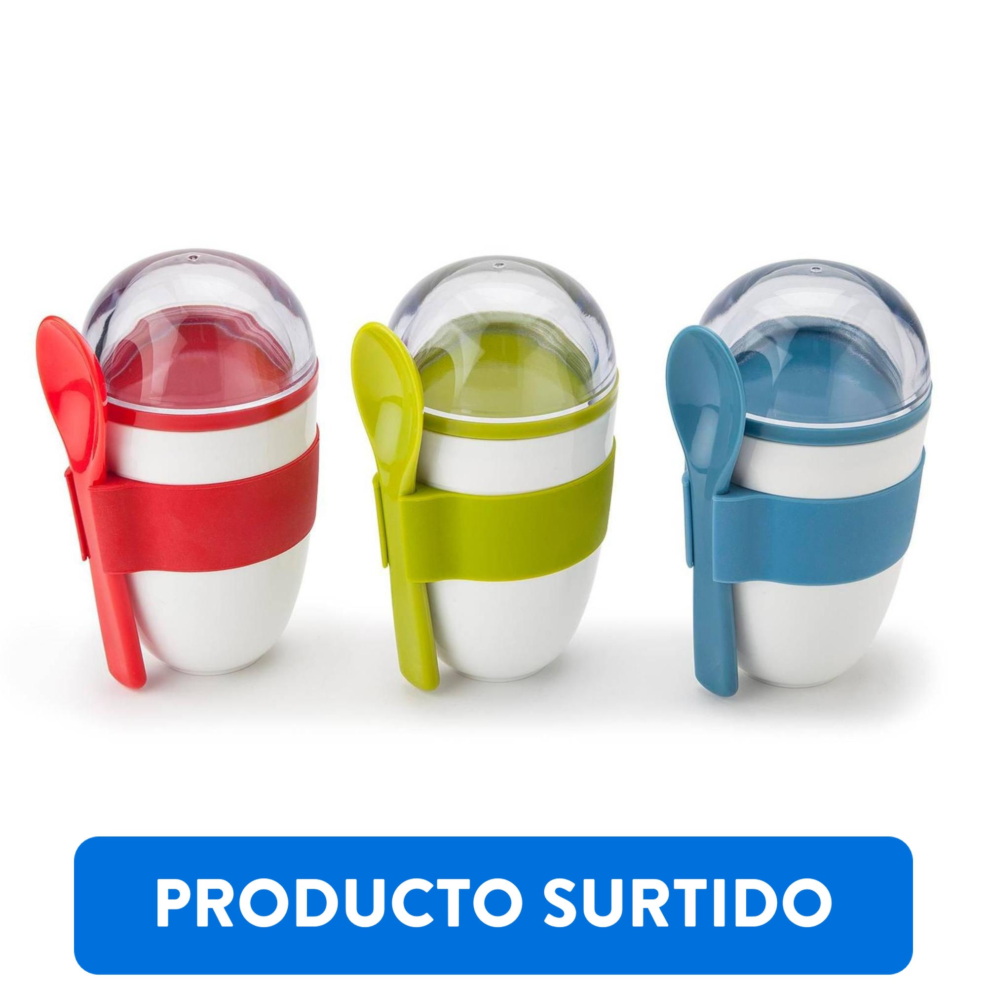 Mainstays - Contenedor 320Ml Porta Yoghurt, Producto Surtido