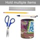 thumbnail image 5 of Bosque Mágico Súper Feliz-theme Cylinder Pen Holder Pencil Organizer with Flannel Lining PVC Leather Material Cardboard Base for study work 10*8CM, 5 of 6