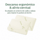 thumbnail image 3 of Almohada Con Memoria Cervical Cuello Y Cabeza Pack X2 Blanco, 3 of 5