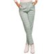 thumbnail image 1 of INSPIRE CHIC Pantalones de Tartán a Cuadros para Mujer de Regreso a Clases, Cintura Alta Elástica, Pantalones Largos Rectos, Talla L, Verde Claro, 1 of 5