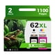 thumbnail image 1 of Cartuchos De Tinta De Repuesto Para Hp 62xl Black Color Combo, 1 of 6