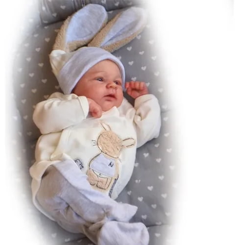 Genérico - Muñeco Bebé Reborn De Silicona 49cm