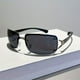thumbnail image 3 of Y2K Rimless Sunglasses For Women Men Gradient Lens Glasses Futuristic Rhinestone Decor Eyewear For Driving Beach, UV 400, 3 of 3