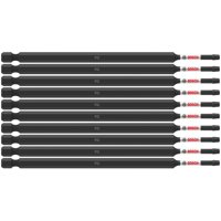 Brocas Eléctricas Para Atornillar Bosch Itsq26B, Paquete De 10 Unidades, 6 Cm, Cuadradas, #2