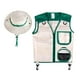 thumbnail image 3 of Conjunto De Disfraz De Explorador Para Niños, Chaleco Y Sombrero, Disfraz Para Niños, Niños Y Niñas, Color Verde, 3 of 3