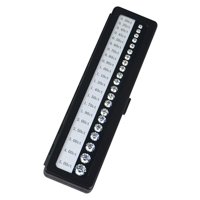 Ioensy - Escala De Color De Diamante Profesional Forma Especial Alta Precisión Durable Estilo D