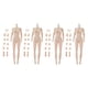 thumbnail image 5 of 1/6 Cuerpo Femenino Sin Costuras Gran Busto Esculpido Para Cuerpo De Figura De Acción De 12 Pulgadas X4, 5 of 5