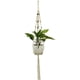 thumbnail image 1 of Colgador de Plantas Macramé Simple Blanco (F), 1 of 4