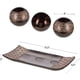 thumbnail image 3 of Centro De Mesa Dublin Brown 3 Esferas 10 Cm, 3 of 3